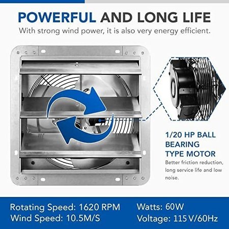 Simple Deluxe Exhaust Fan HIFANXEXHAUST12